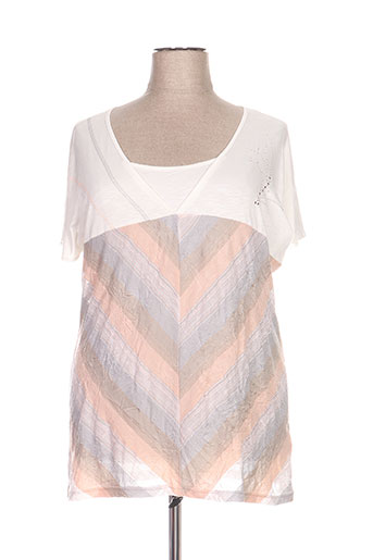 jean gabriel t-shirts femme de couleur beige