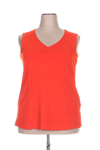 chalou t-shirts femme de couleur rouge