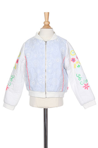 billieblush vestes fille de couleur bleu