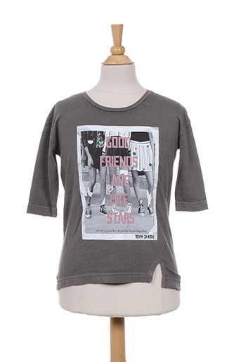 teddy smith t-shirts garçon de couleur gris