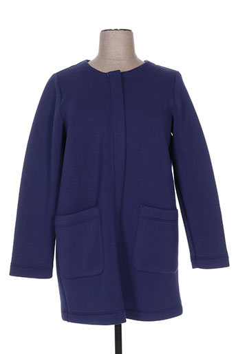 marina rinaldi manteaux femme de couleur bleu