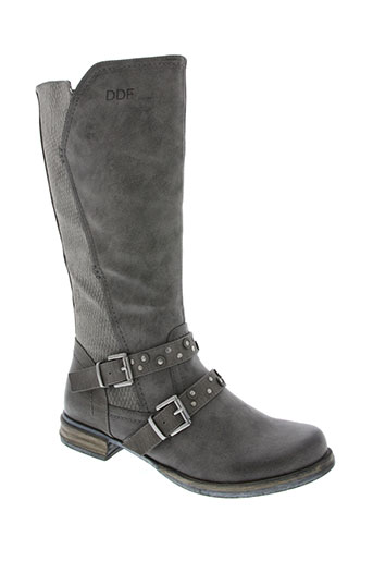 delires de fille chaussures femme de couleur gris