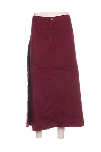venca jupes femme de couleur rouge