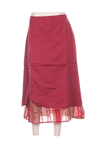 blancheporte jupes femme de couleur rouge