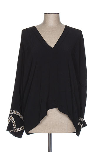 charlie joe chemises femme de couleur noir