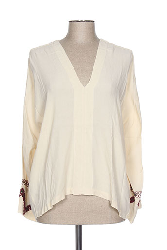 charlie joe chemises femme de couleur beige