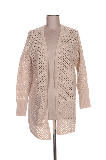 charlie joe gilets femme de couleur beige