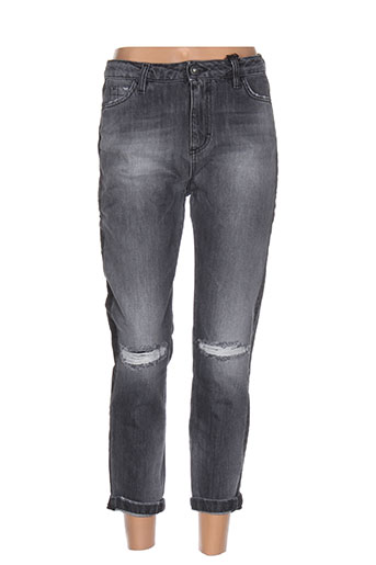 maryley jeans femme de couleur gris