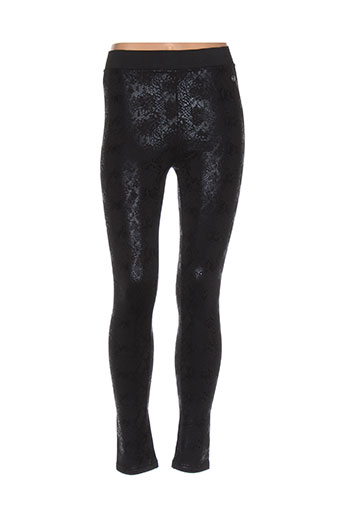 redsoul pantalons femme de couleur noir