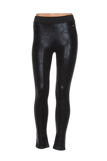 redsoul pantalons femme de couleur noir