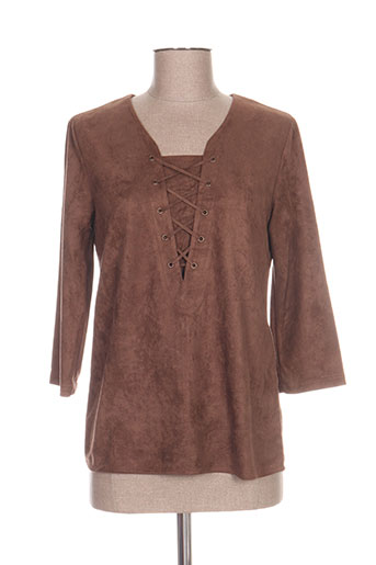 my collection chemises femme de couleur marron