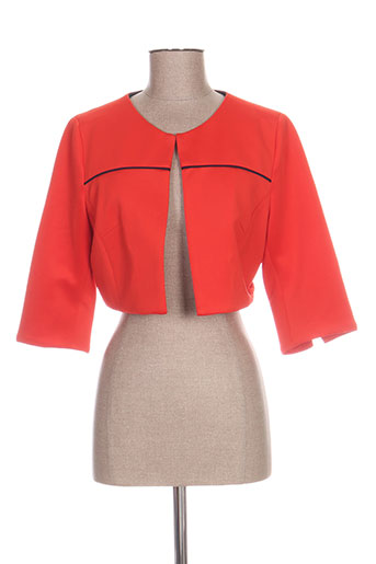 jus d'orange vestes femme de couleur orange