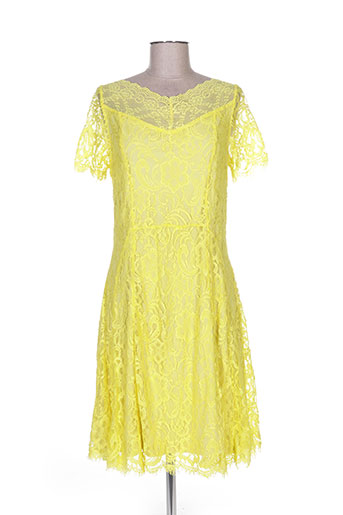 jus d'orange robes femme de couleur jaune