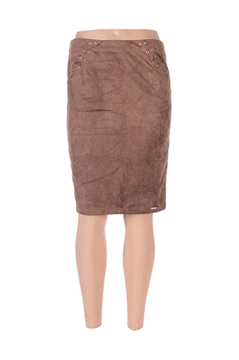 my collection jupes femme de couleur marron