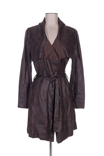 revd'elle vestes femme de couleur marron