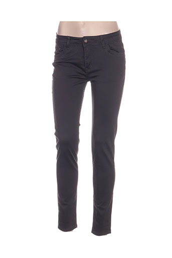 my christy pantalons femme de couleur gris