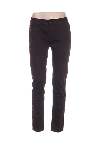 my christy pantalons femme de couleur marron