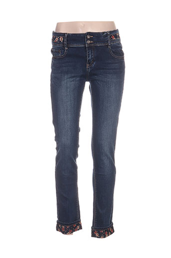 onado jeans femme de couleur bleu