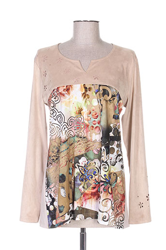 jean gabriel chemises femme de couleur beige