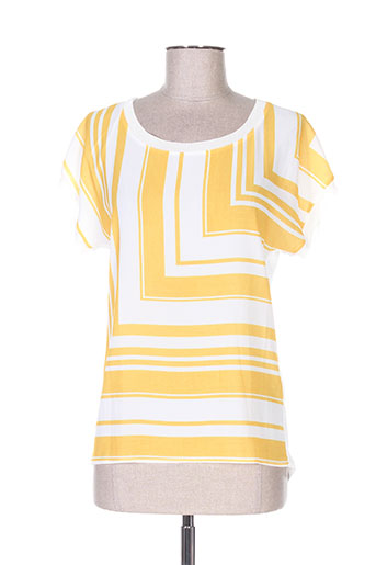 julie guerlande t-shirts femme de couleur jaune