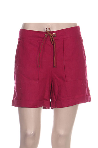 julie guerlande shorts / bermudas femme de couleur rose