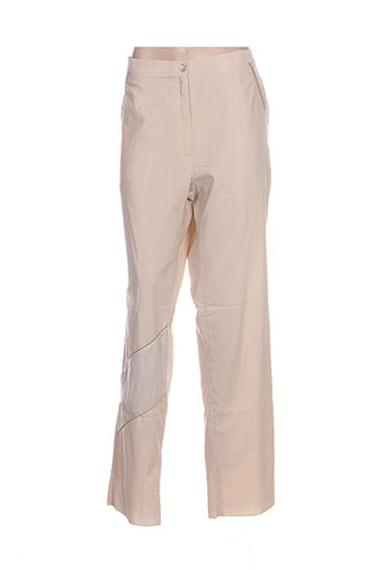 griffon pantalons femme de couleur beige