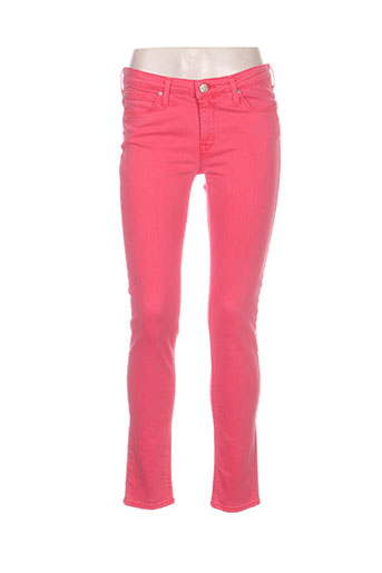 lee jeans femme de couleur rose
