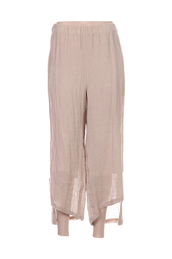 taravao pantacourts femme de couleur beige