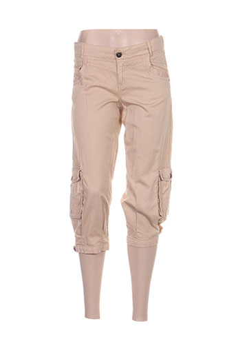 ddp pantacourts femme de couleur beige