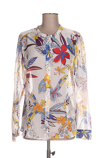 marella chemises femme de couleur blanc