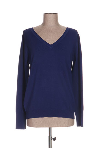 marella pulls femme de couleur bleu