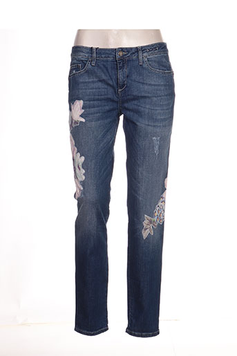 marella jeans femme de couleur bleu