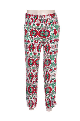 marella pantalons femme de couleur blanc