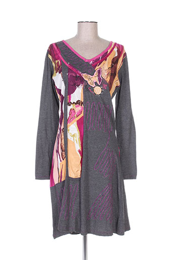 les fees du vent robes femme de couleur gris