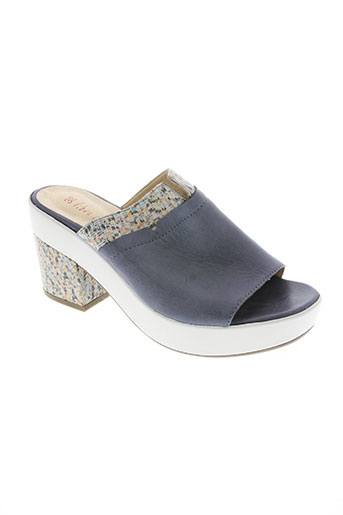 libre comme l'air chaussures femme de couleur bleu