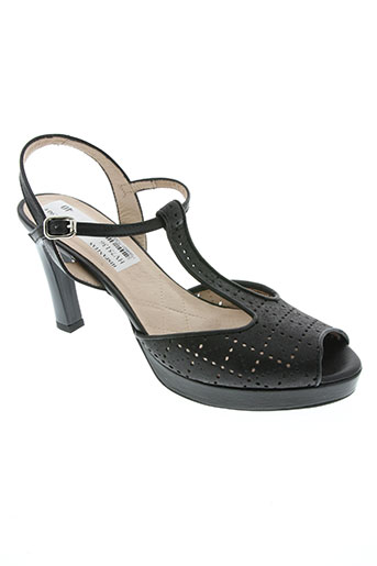 hispanitas chaussures femme de couleur noir