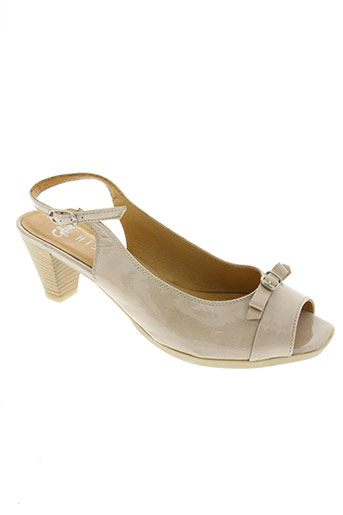 hispanitas chaussures femme de couleur beige