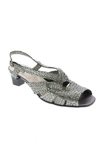 pedi girl chaussures femme de couleur gris