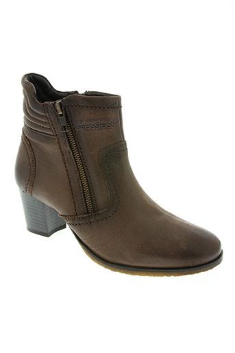 stressless chaussures femme de couleur marron