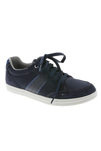 geox chaussures garçon de couleur bleu