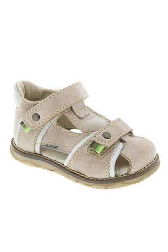 noël chaussures garçon de couleur beige