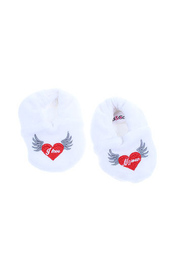 bb and co chaussures enfant de couleur blanc
