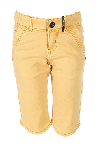 catimini shorts / bermudas garçon de couleur jaune