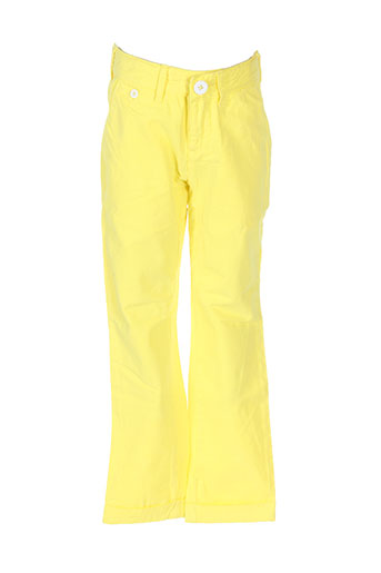 billybandit pantalons garçon de couleur jaune