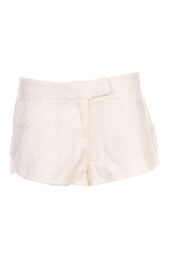 une fille shorts / bermudas fille de couleur blanc
