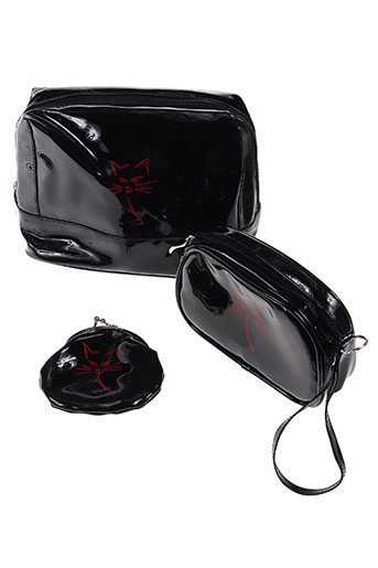 noir/clair accessoires femme de couleur noir