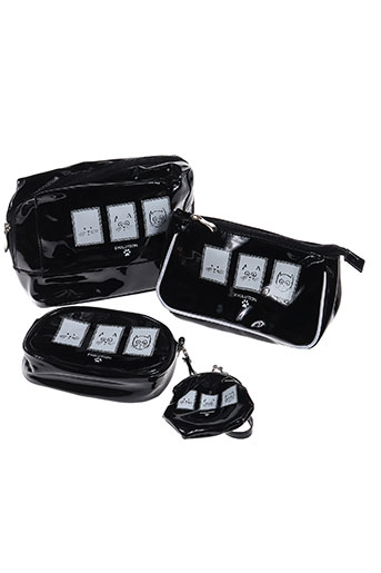 noir/clair accessoires femme de couleur noir