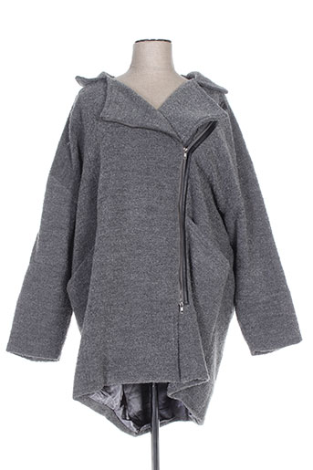veto manteaux femme de couleur gris