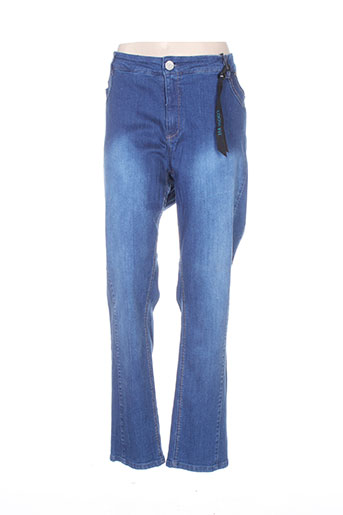 veto jeans femme de couleur bleu