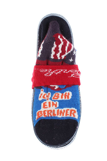 berthe aux grands pieds chaussures enfant de couleur bleu